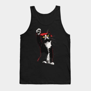 Catzilla Cat Strikes Tank Top